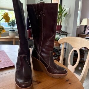 Michael Kors - Wedge Boots Chocolate Brown - Size 8.5